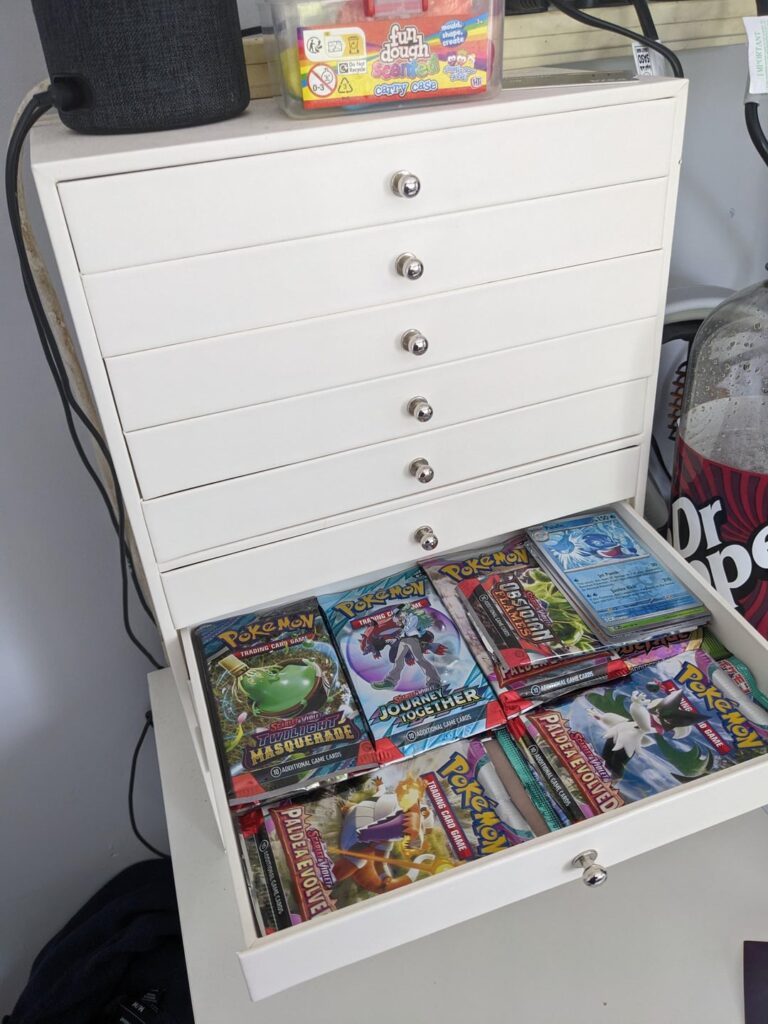 The girlfriend let me take up a space in her jewellery box