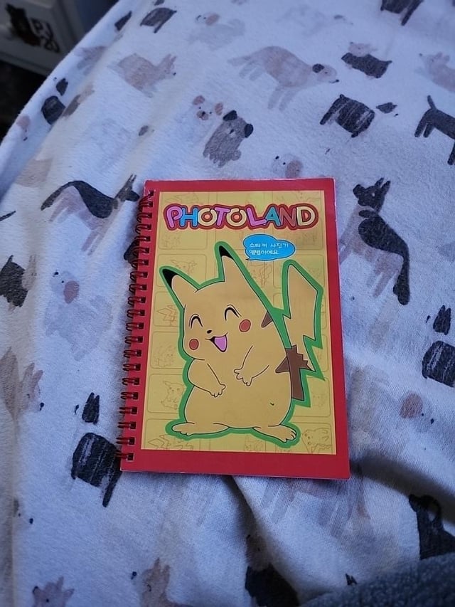 '90s pokemon photo sticker book (read description)