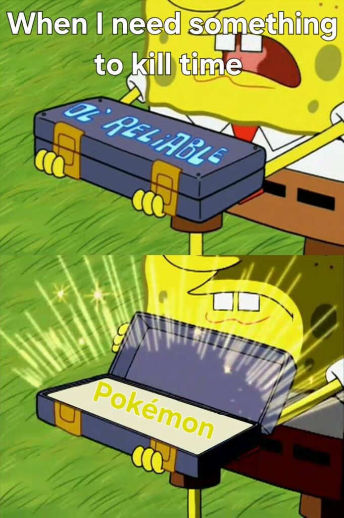 Usually on my breaks at work