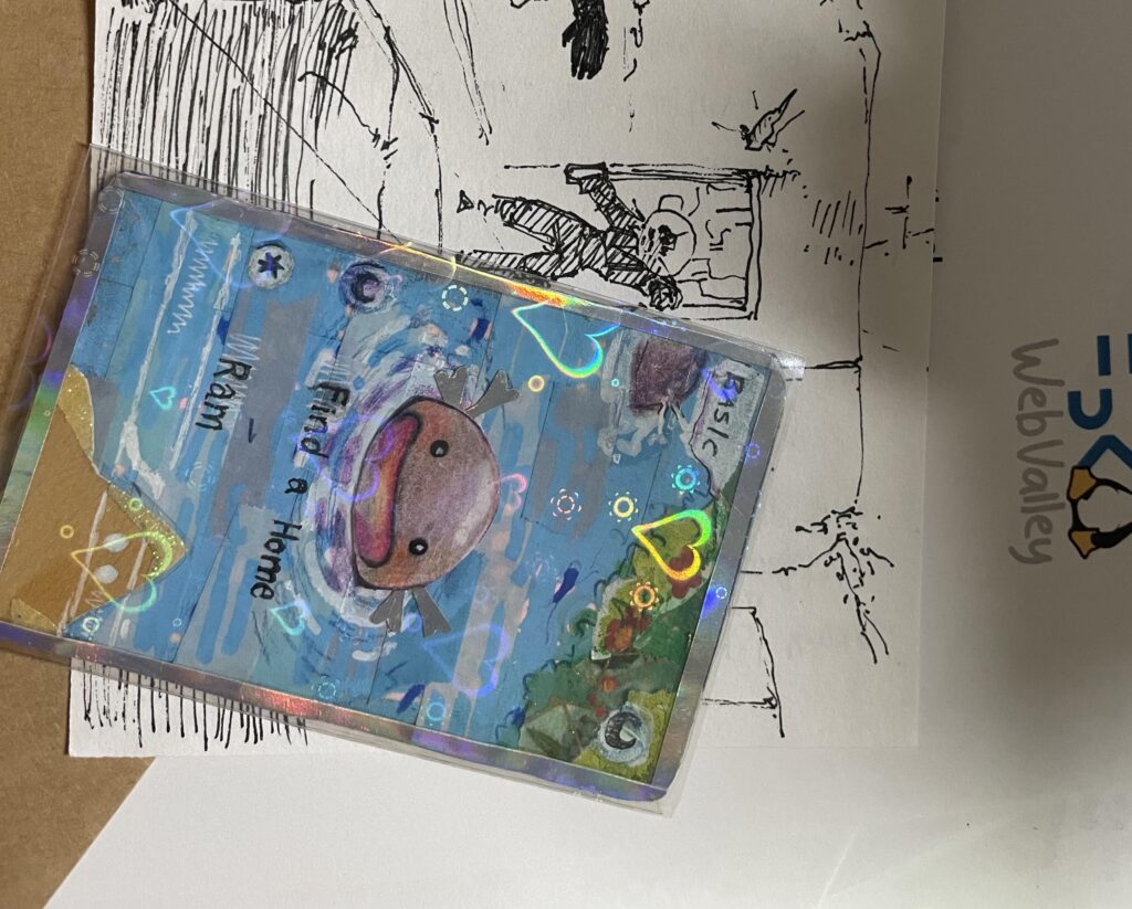 Girlfriend made me a custom wooper card