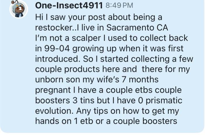 What to expect when the sub finds out you’re a “restocker”.