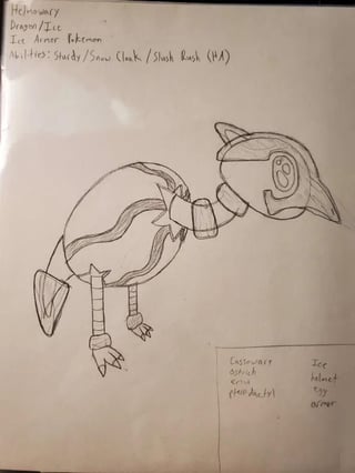 Helmowary - Armowary - Bastowary: The Ice Armor Pokemon!