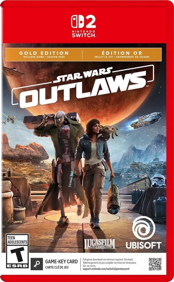 Star Wars Outlaws for The Switch 2 is Confirmed to be a Game Key Card