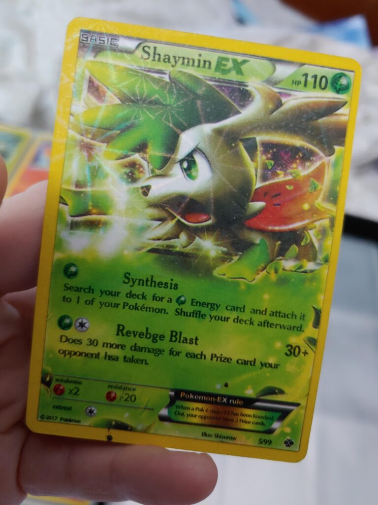 Found this in an old binder. Why did they not just rip a picture of a card off the internet? This is pretty bad...