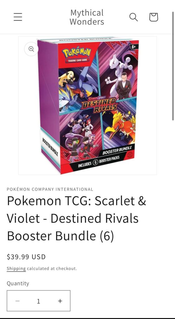 Mythical Wonders Online Shop - Potential Scam?