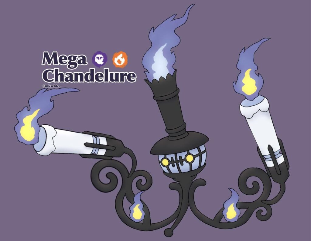My take on Mega Chandelure