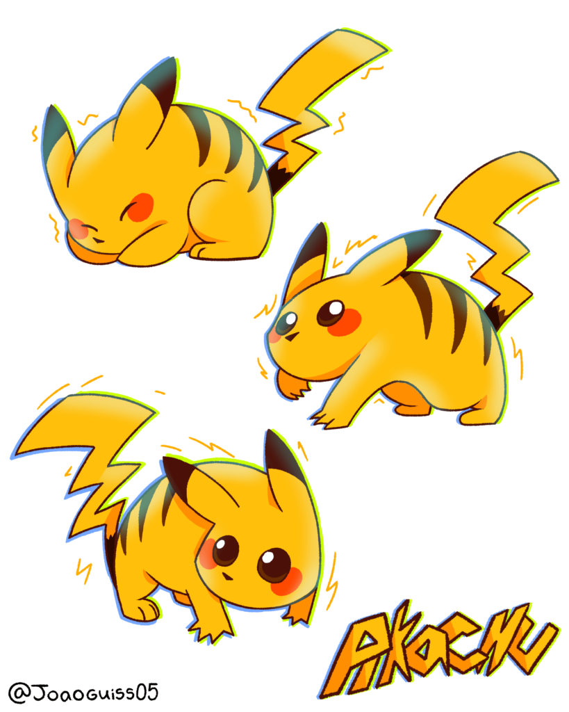 PIkachu as the little mouse he is [OC]