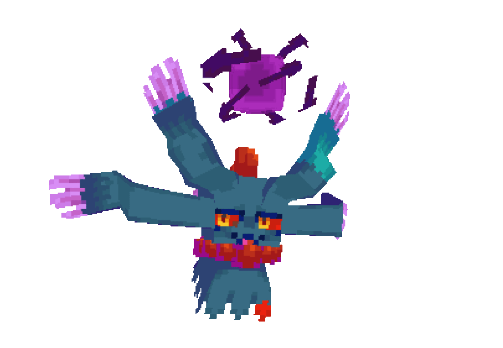 Blocky flutter mane and ninjask! :P