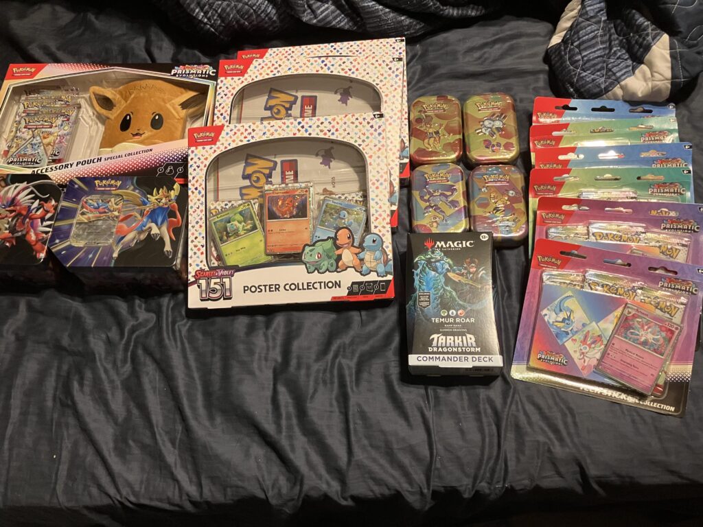 Managed to get to target as the guy was finishing up. Said someone bought all the ETBs and SPCs unfortunately. This is for two people btw