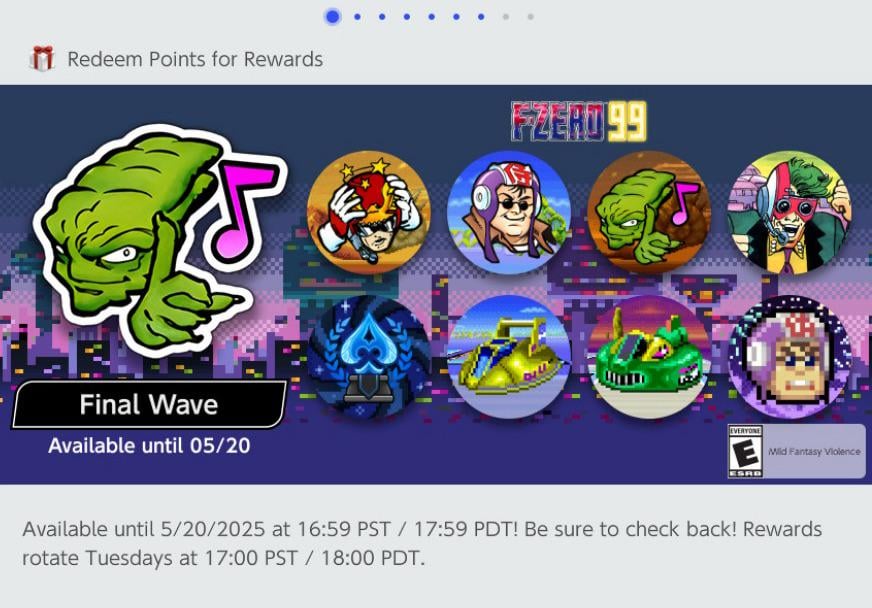 F-Zero 99 NSO Icons Wave 4 [Final Wave] is now Available!