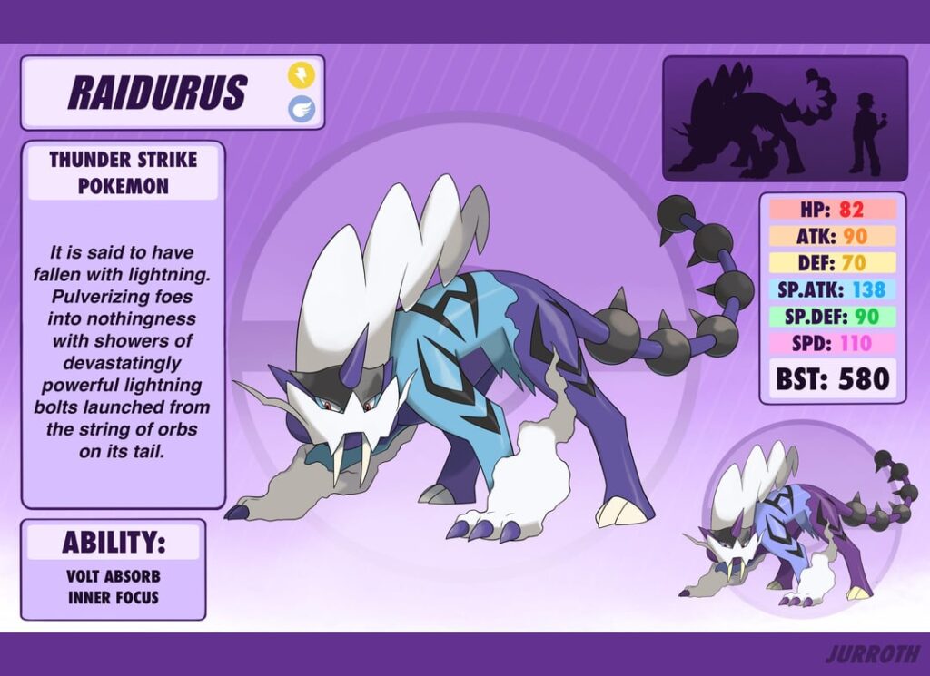 Raikou but with even more lightning (Raikou + Thundurus)