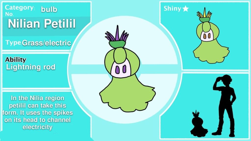 Regional petilil and lilligant based on plume thistle