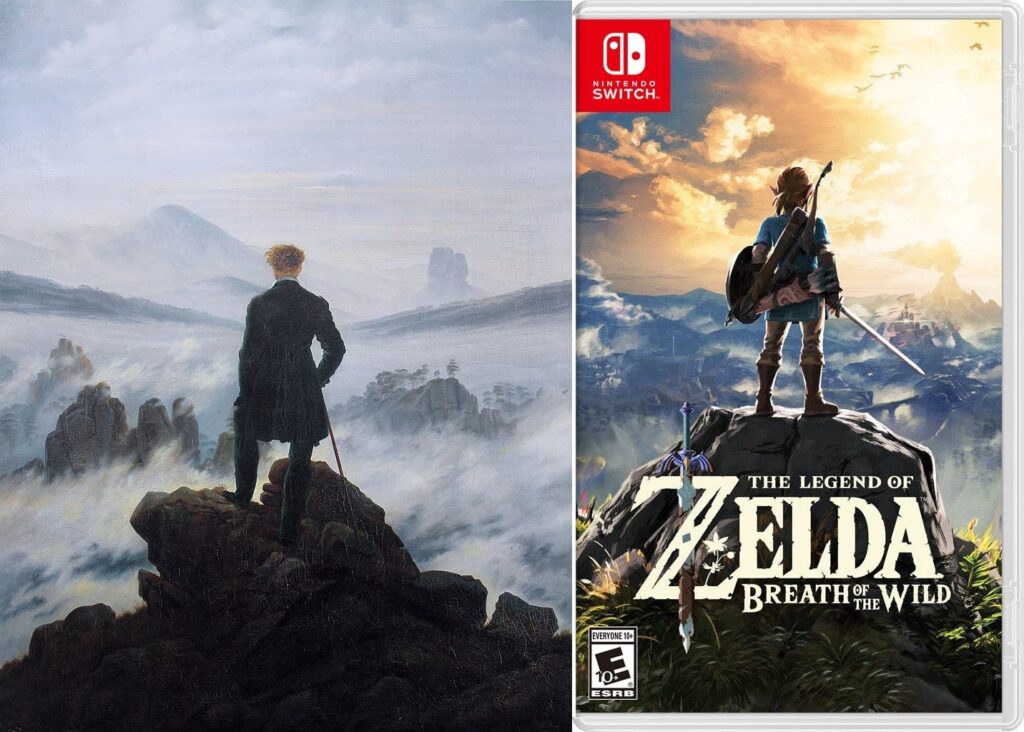 Wanderer above the sea of fog/Breath of the Wild