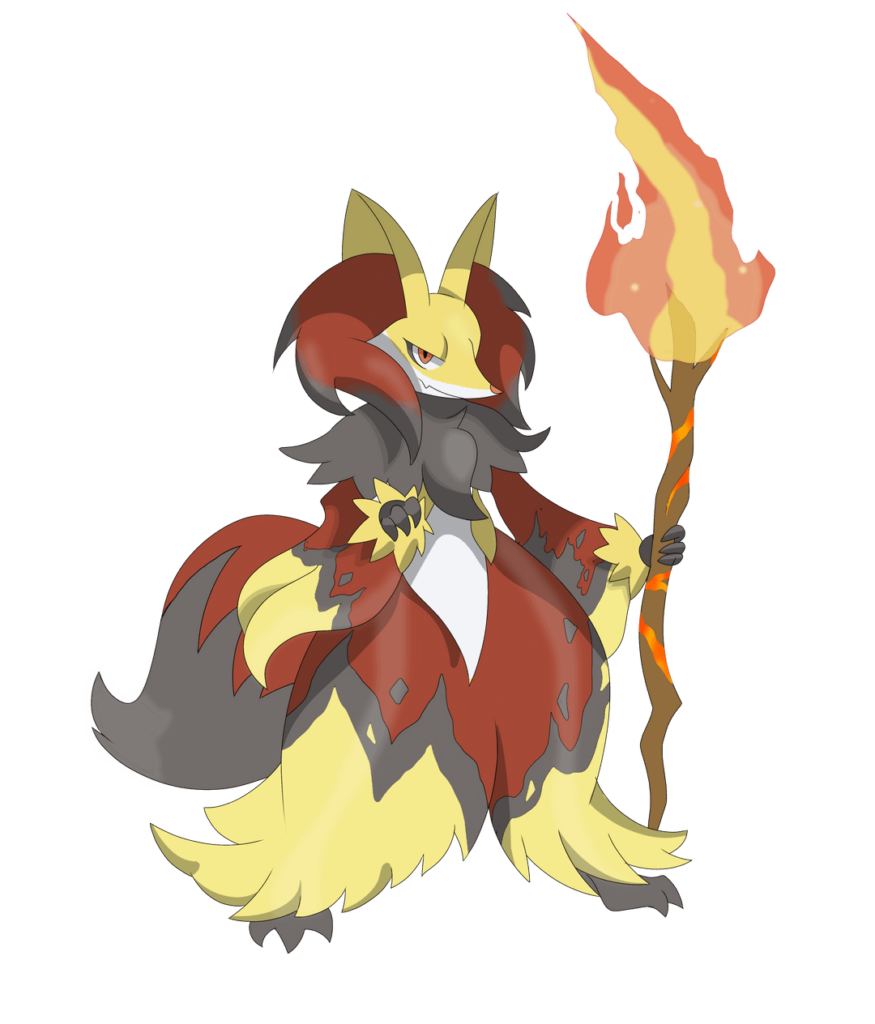 My take on Mega Delphox!