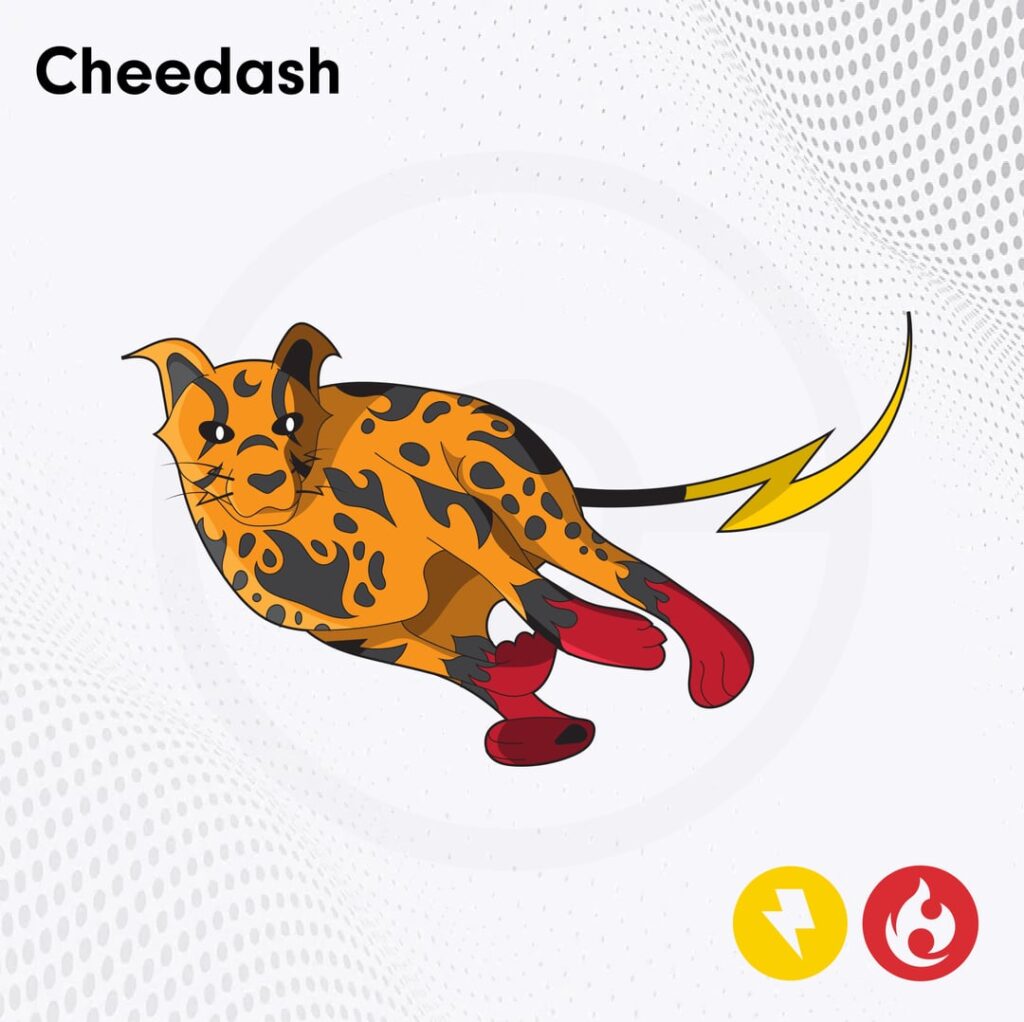 Concept cheetah pokemon - Cheedash