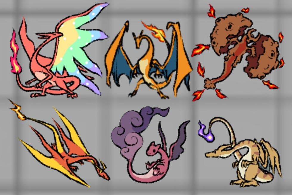 Charizard Style Forms