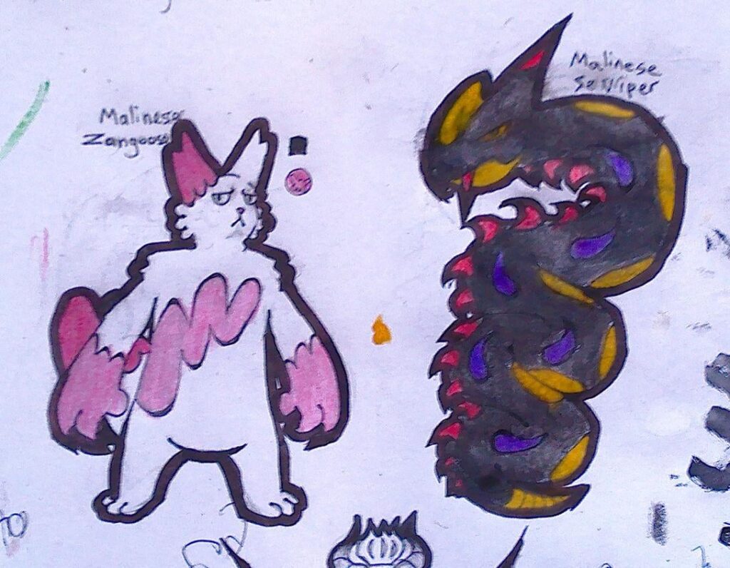 Regional variant Zangoose and Seviper