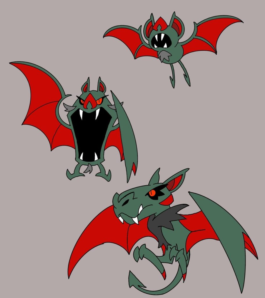 Recently bought this regional Zubat line from @Darksilvania(twitter) and gave them a shiny set