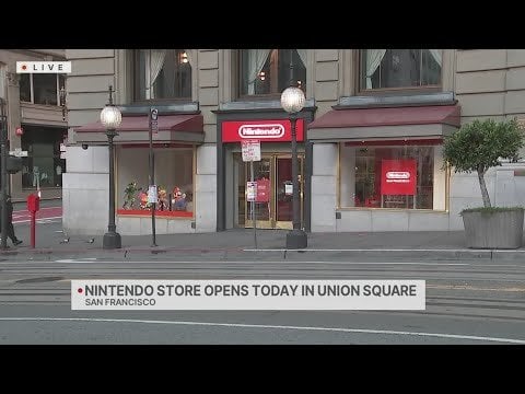 Hours away from San Francisco Nintendo Store grand opening
