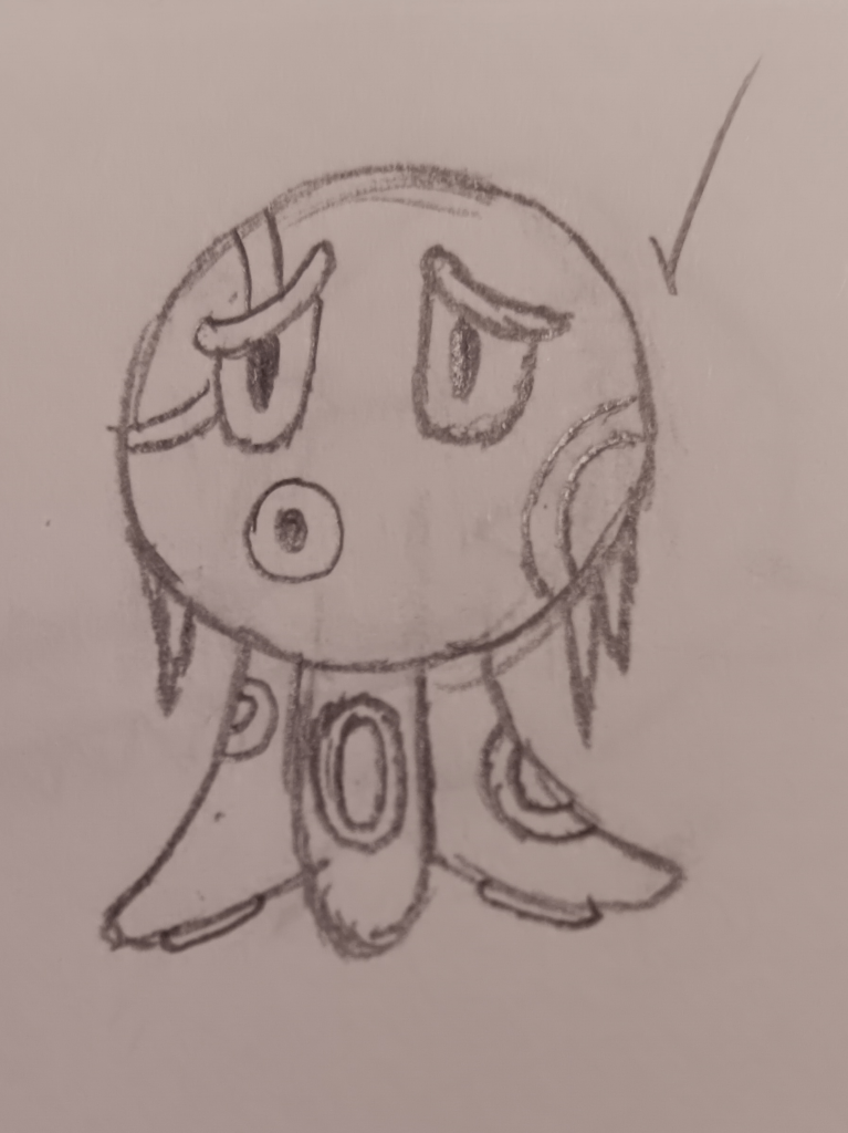 This is my water starter for my horror themed pokemon region.
