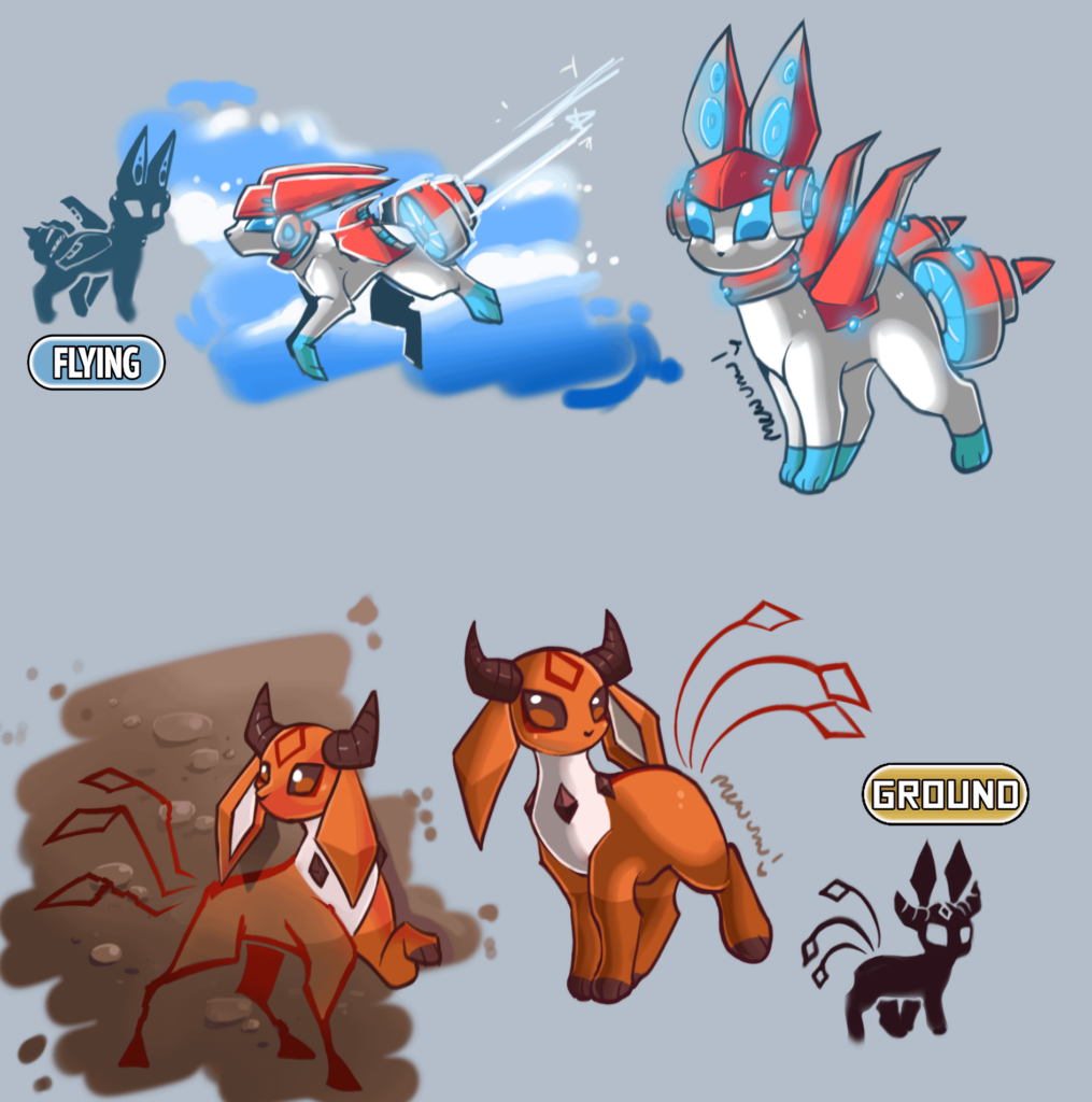 Ground/flying Fakeveelutions