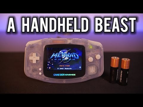 Modern Vintage Gamer: Game Boy Advance: Incredible tech on just 2 AA Batteries