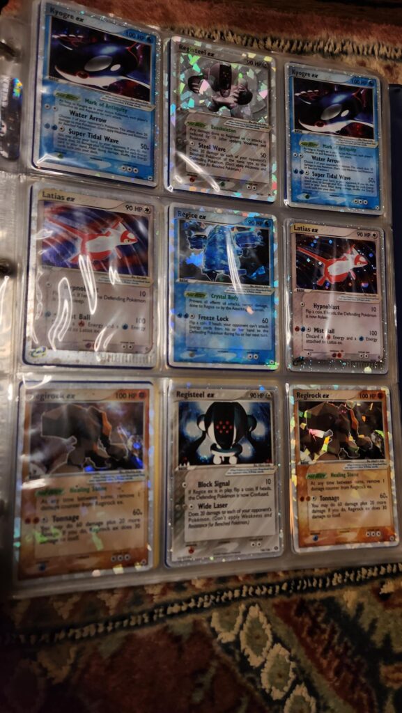 Time to move the collection I haven't touched in 2 decades to a top leader binder