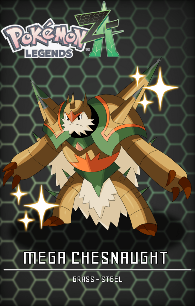 Shiny forms for my Kalos Starters Megas!