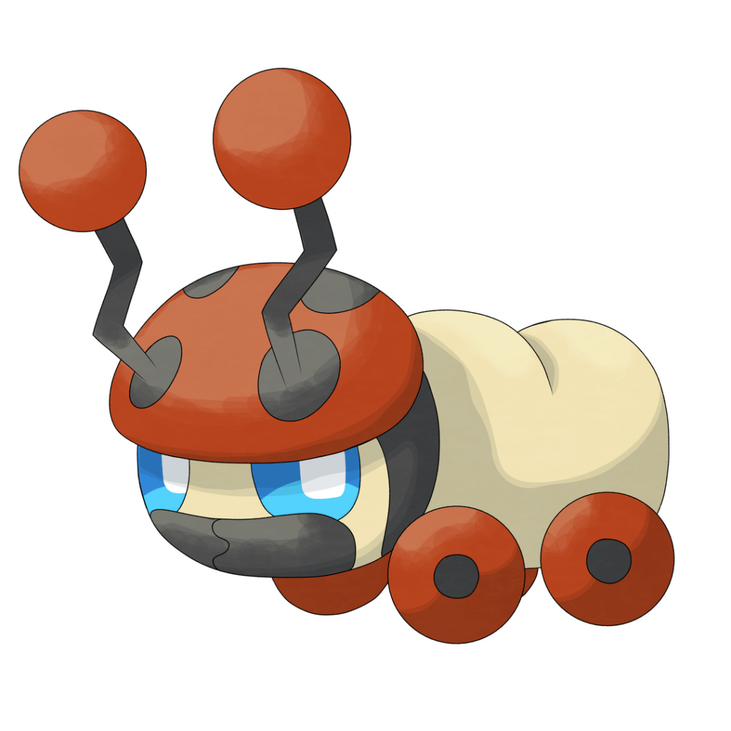 Grubuggy, speedle, and autobug! The first of 2 pseudo legends for the arkadia region!