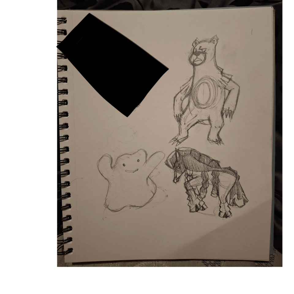 Sketching random pokemon pt1
