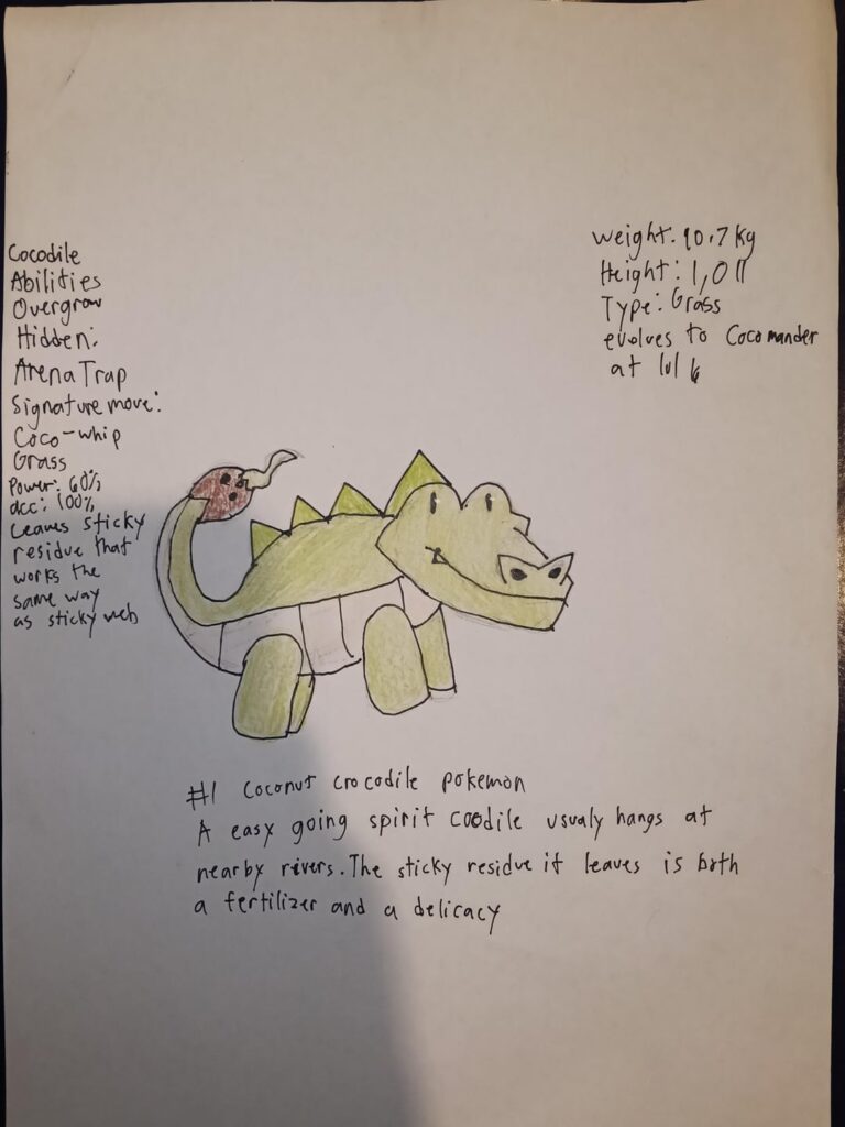 When I was 9 I made a Pokémon region based on the Philippines on paper and hand drawn. I decided to remake and draw them again on digital. Here are my starters