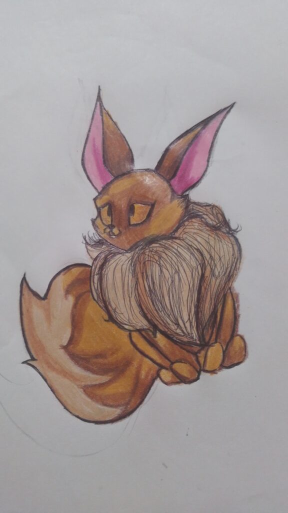 I watt to draw eevee