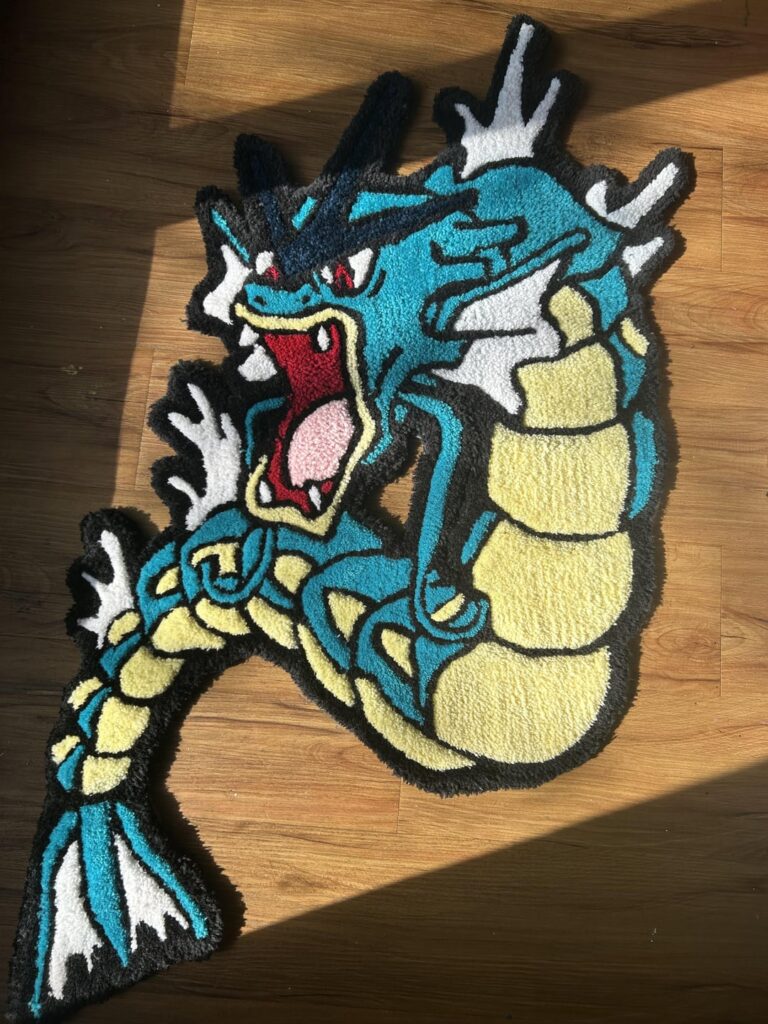 Gyrados Rug made by me