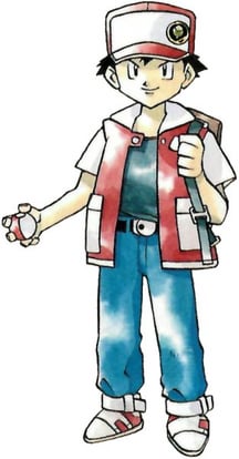 Was Red only redesigned so he'd look less like Ash Ketchum?