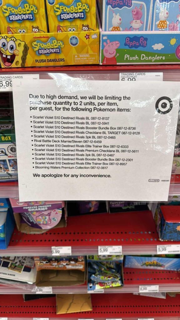 My local target finally putting limits in place