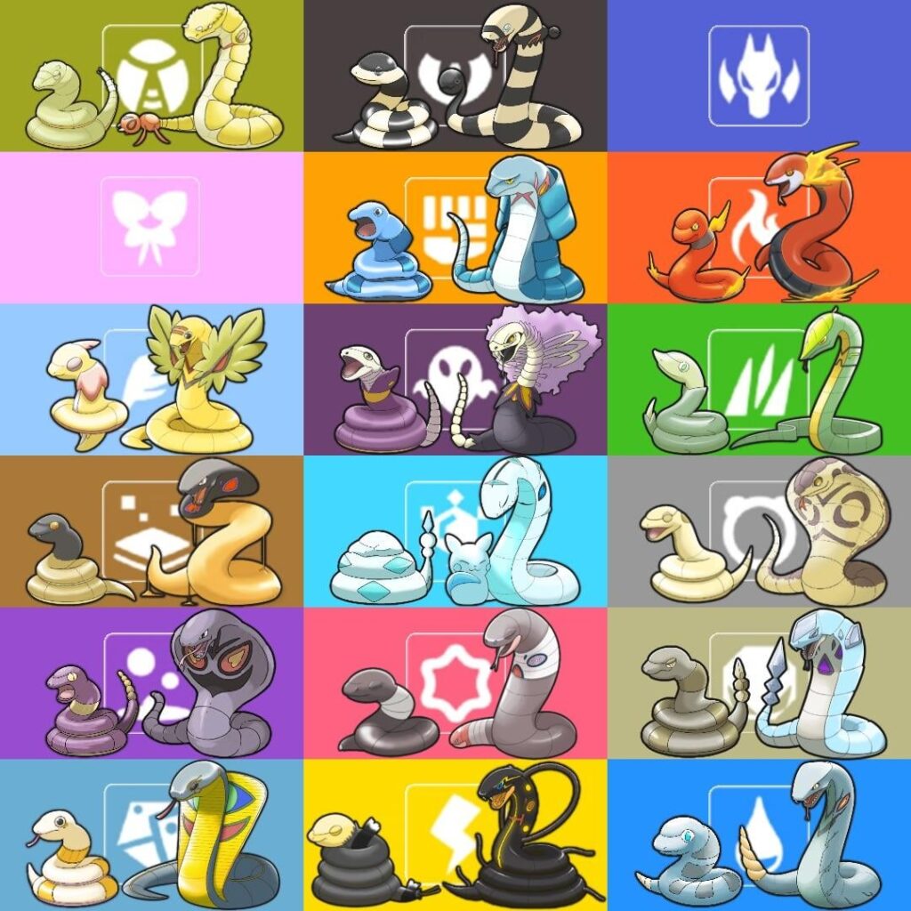 Regional Ekans fakemon series update. So people who are not aware don’t have to scroll through my profile. But the dex entries are there.