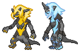 Regional Toxtricity forms based off of Grunge music - Typing: Electric/Ghost