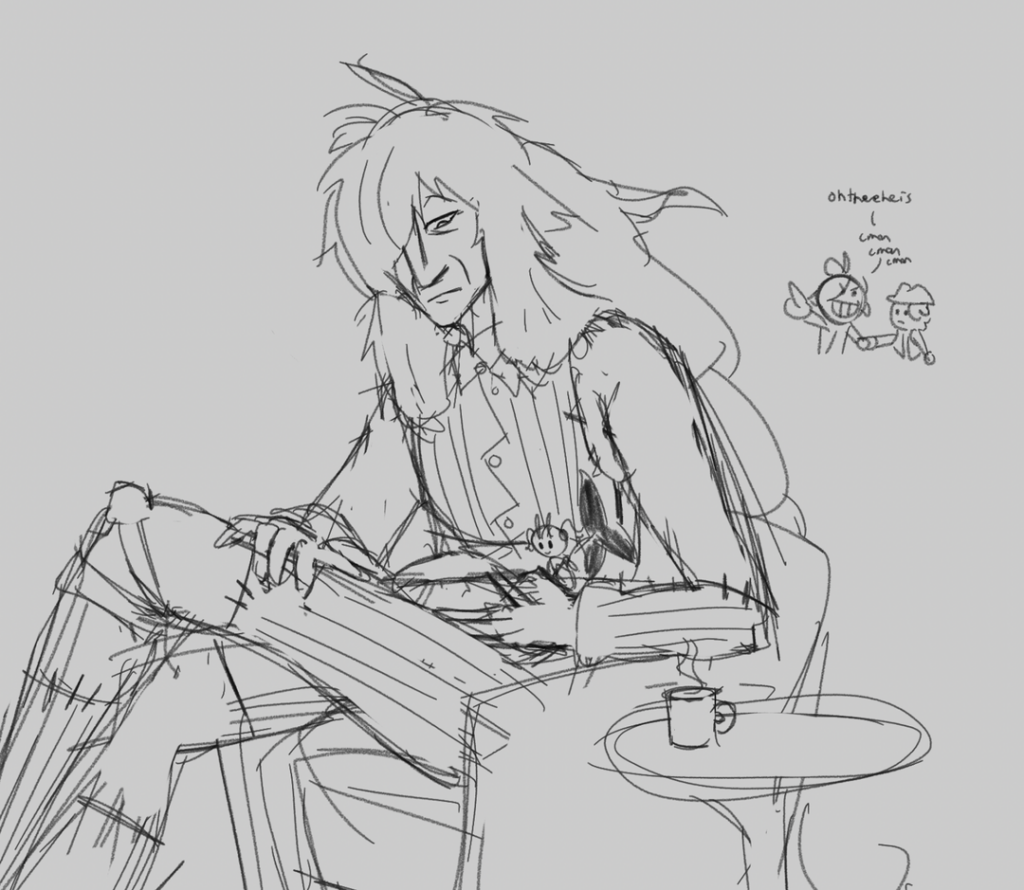 I've been on an AZ kick lately ever since his new reveal for PLZA, here's a little doodle comic I did just a few days ago