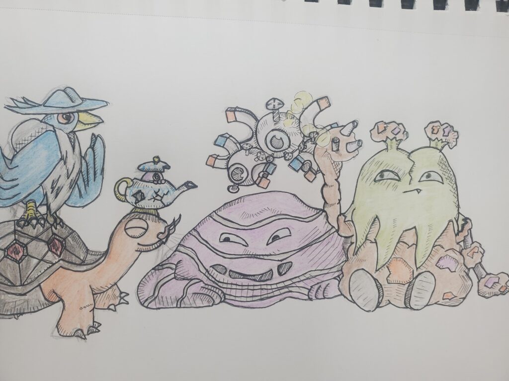 My "if I lived in pokemon world" team.
