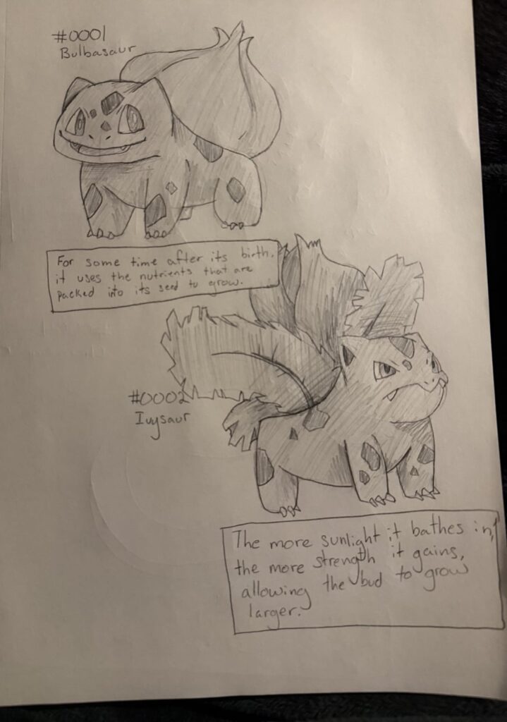 Drawing every single pokemon in order!
