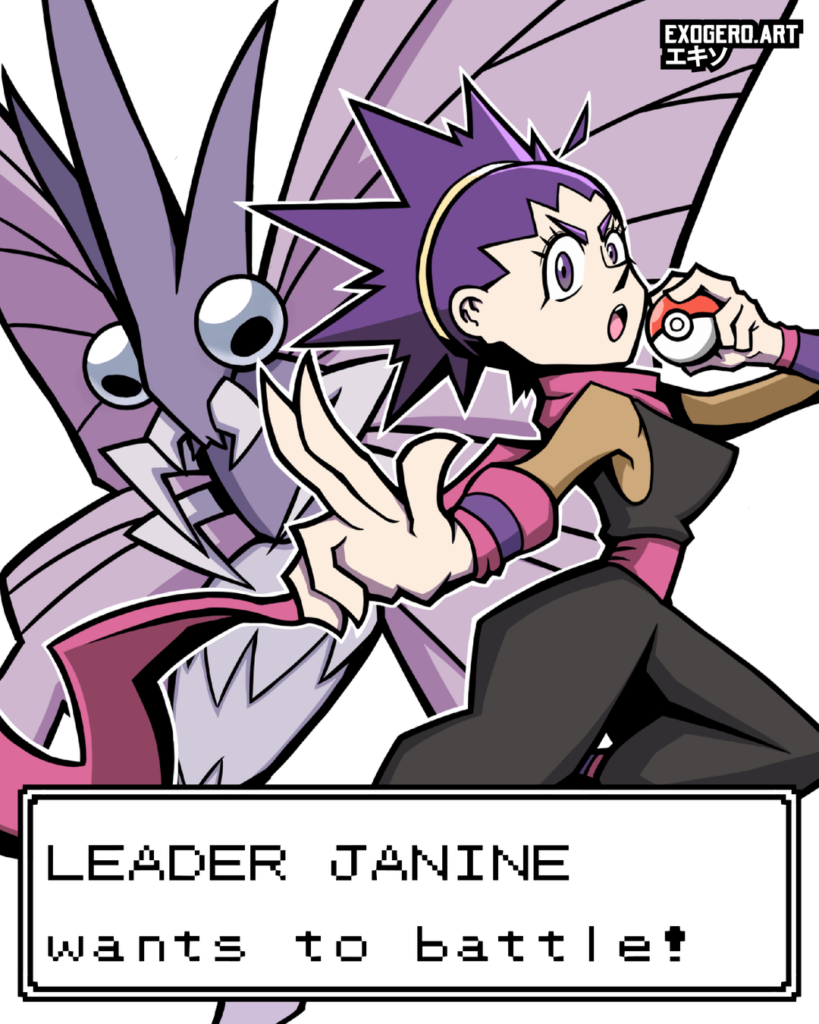 Leader Janine wants to battle! [OC]