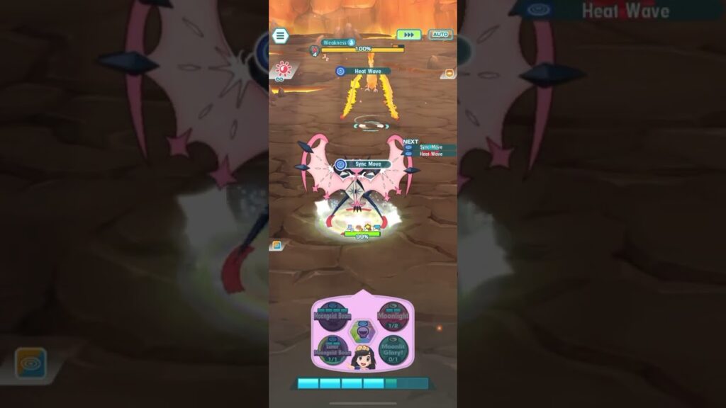 Selene ( Champion ) & Necrozma Solo Moltres Legendary Arena [Pokemon Masters Ex]