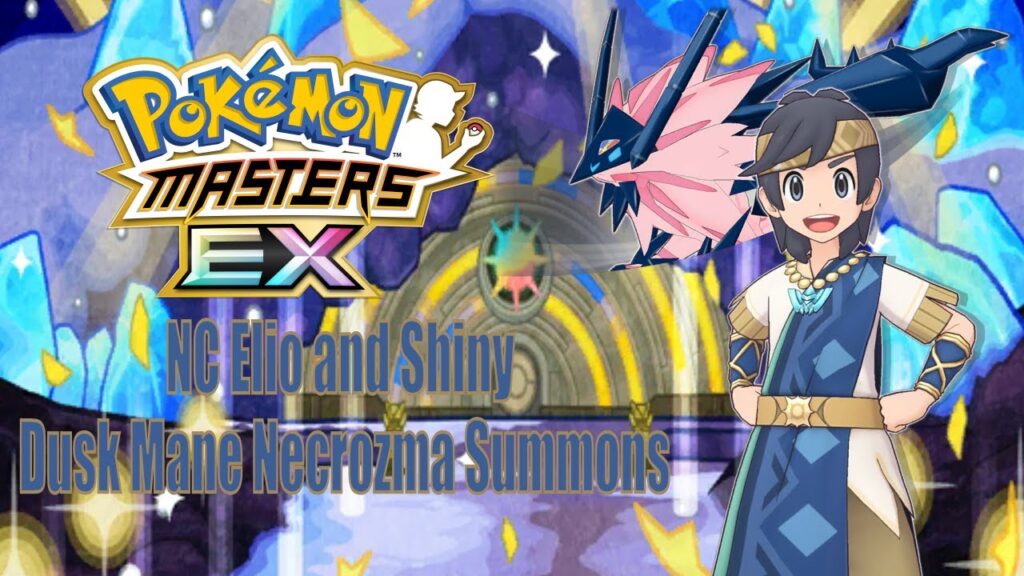 NC Elio and Shiny Dusk Mane Necrozma Summons (Pokemon Masters EX)