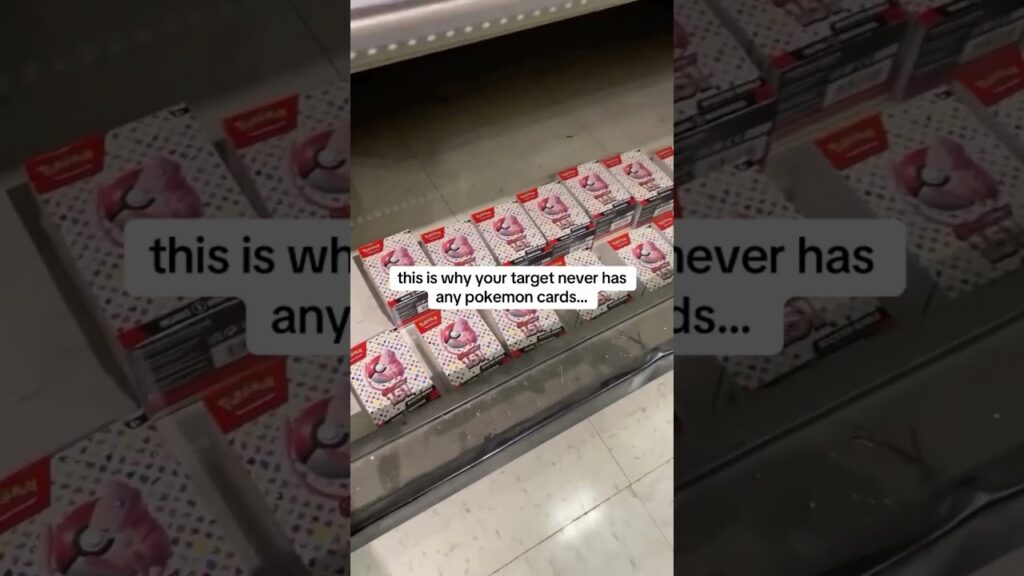 Pokemon Scalpers are Hiding Pokemon Cards Underneath Target Shelves