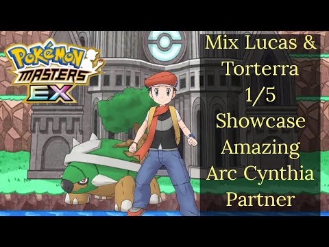 Lucas (Mix) And Torterra 1/5 Showcase.  Pokemon Masters EX. #pokemon #pokemonmasters