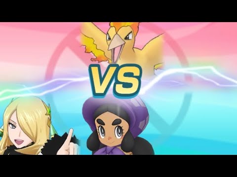 1/5 EXR AS Cynthia and Hapu duo Moltres [Pokemon Masters EX]