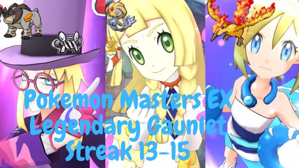 Pokemon Masters EX Legendary Gaunlet Streak 13-15