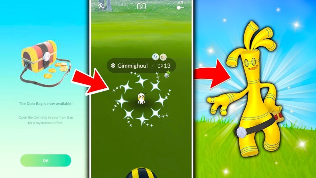 HOW TO GET GIMMIGHOUL IN POKEMON GO 2025! Claim the Coin Bag Item / Use this For Shiny Release