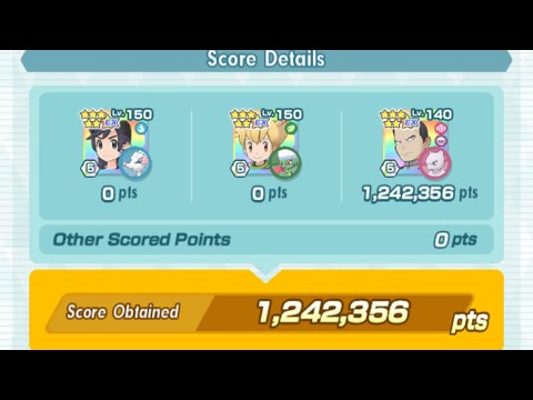 (F2P) 1.2M With Elio-BP Barry-Giovani Against Nemona | Pokemon Masters EX | Damage Challenge
