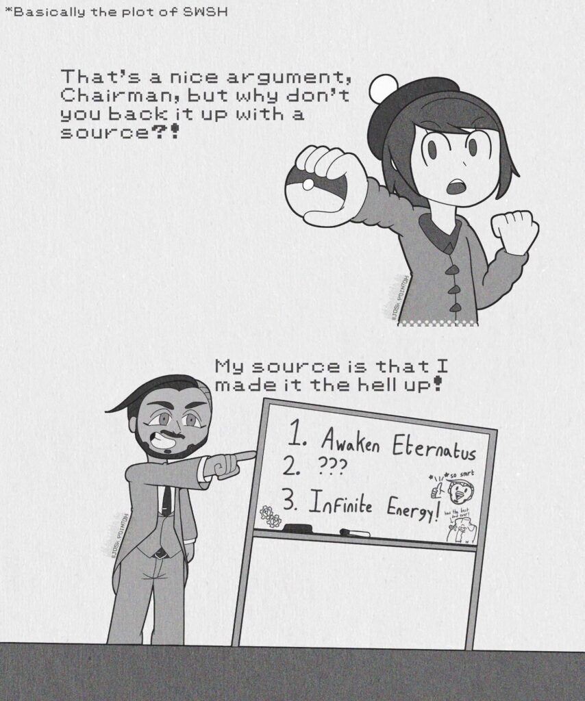Basically the plot of Sword and Shield (OC)